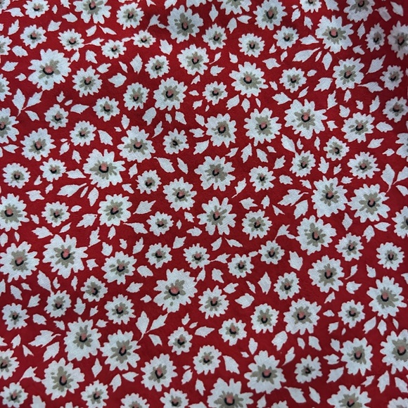 Tommy Hilfiger red floral button down shirt - Picture 11 of 11